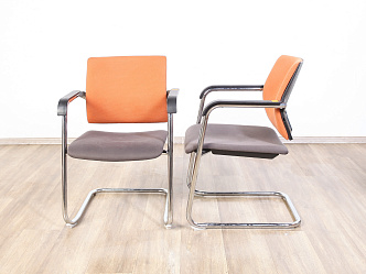 Конференц-кресло Ткань Оранжевый