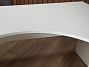 Стол с тумбой для офиса 1600x1310x750 мм ДСП Белый (СТБ-171123)