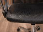 Кресло на колесах для персонала Искусственная кожа Чёрный Россия (КПЧ-220324)