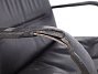 Кресло на колесах для руководителя Искусственная кожа Чёрный (КДРЧ2-130223)