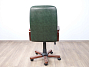Кресло на колесах для руководителя Искусственная кожа Зелёный (КДРЗЛ-281122)