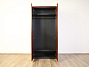 Шкаф для одежды в кабинет руководителя Flute ORA ACCIAIO 930x450x2030 Шпон Орех Италия (ШООР-071122)